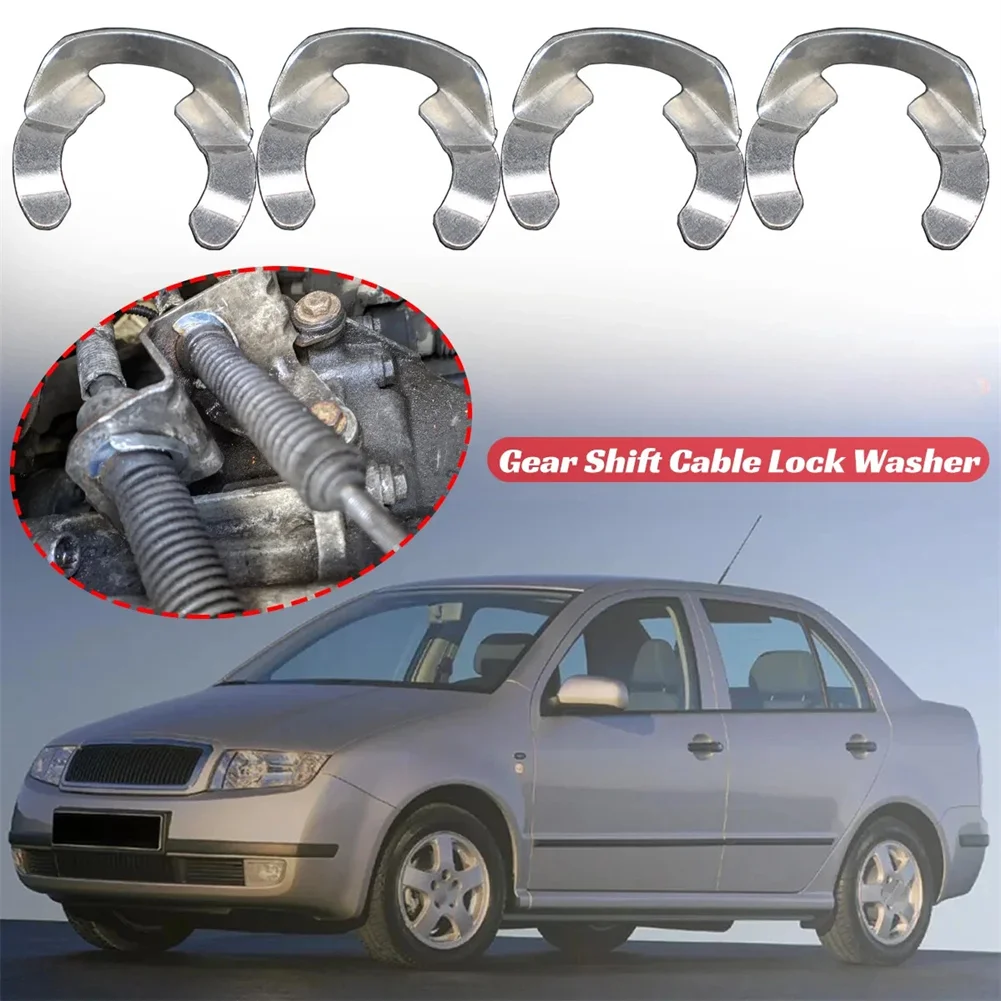 Lock Washer Clip for Gearshift Cable Retention Compatible with For Golf MK3 MK4 MK5 MK6 For Passat B6 B7 1J0711280C 2Pcs 4Pcs