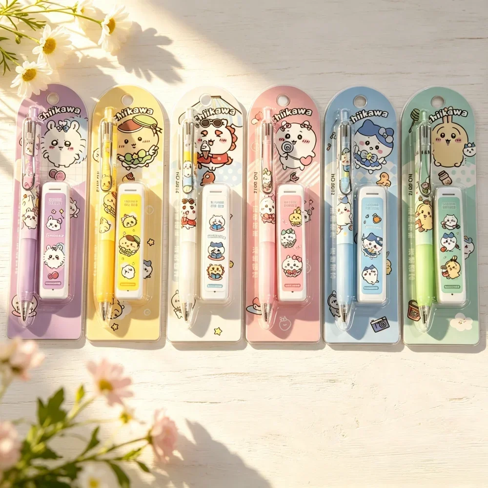 Stationery set Chiikawa Usagi Hachiware Keychain Cute Couple Bag Charm Car Keyring & Backpack Pendant Bag Charm Fans Gift키체인