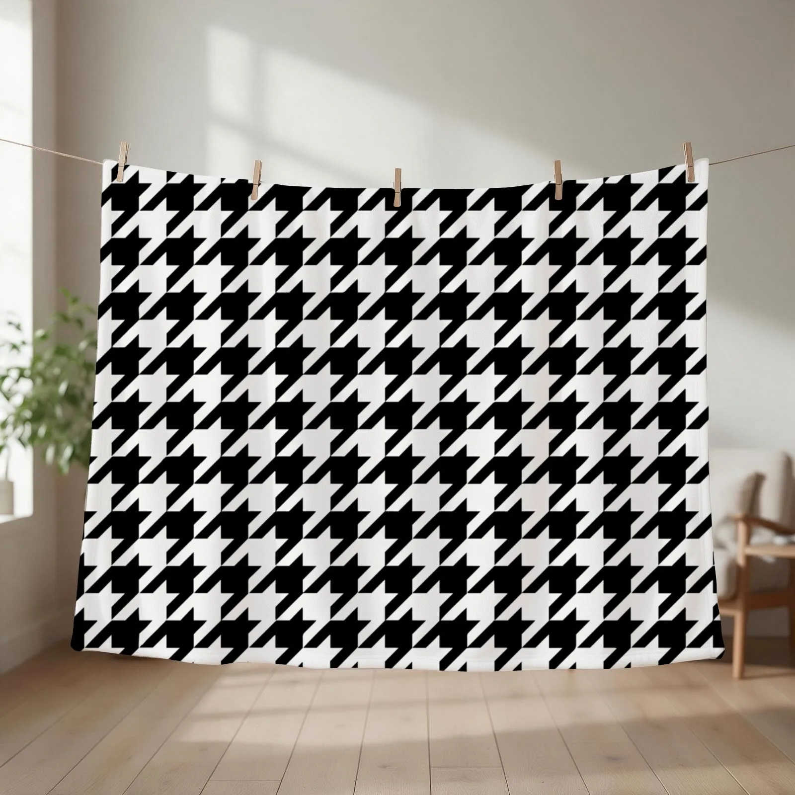 Houndstooth Throw Blanket Winter beds Beautifuls Cute Plaid For Decorative Sofa Blankets
