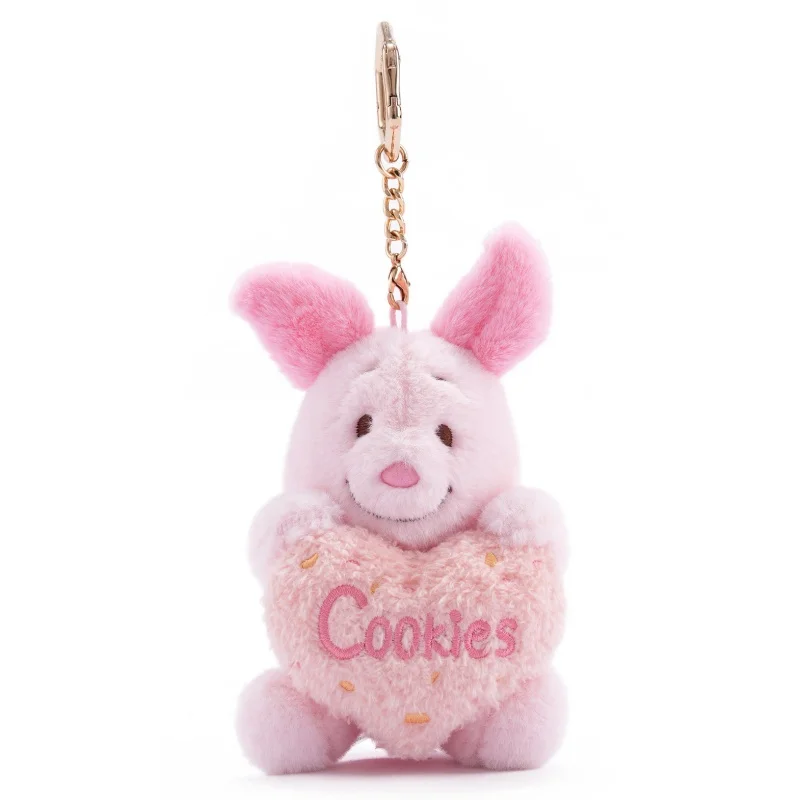 Niedliche Erdbeer-Bärchen Winnie Puuh Plüschtiere Kleine Anhänger Schlüsselanhänger Stofftiere Schulranzen-Dekorationen Weihnachtsgeschenke – Detail 3