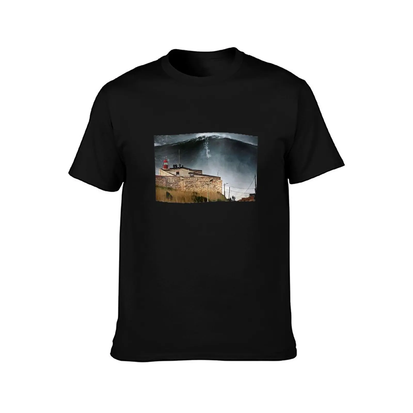 Big Wave Nazare T-Shirt Casual Loose Daily Wear T-Shirt