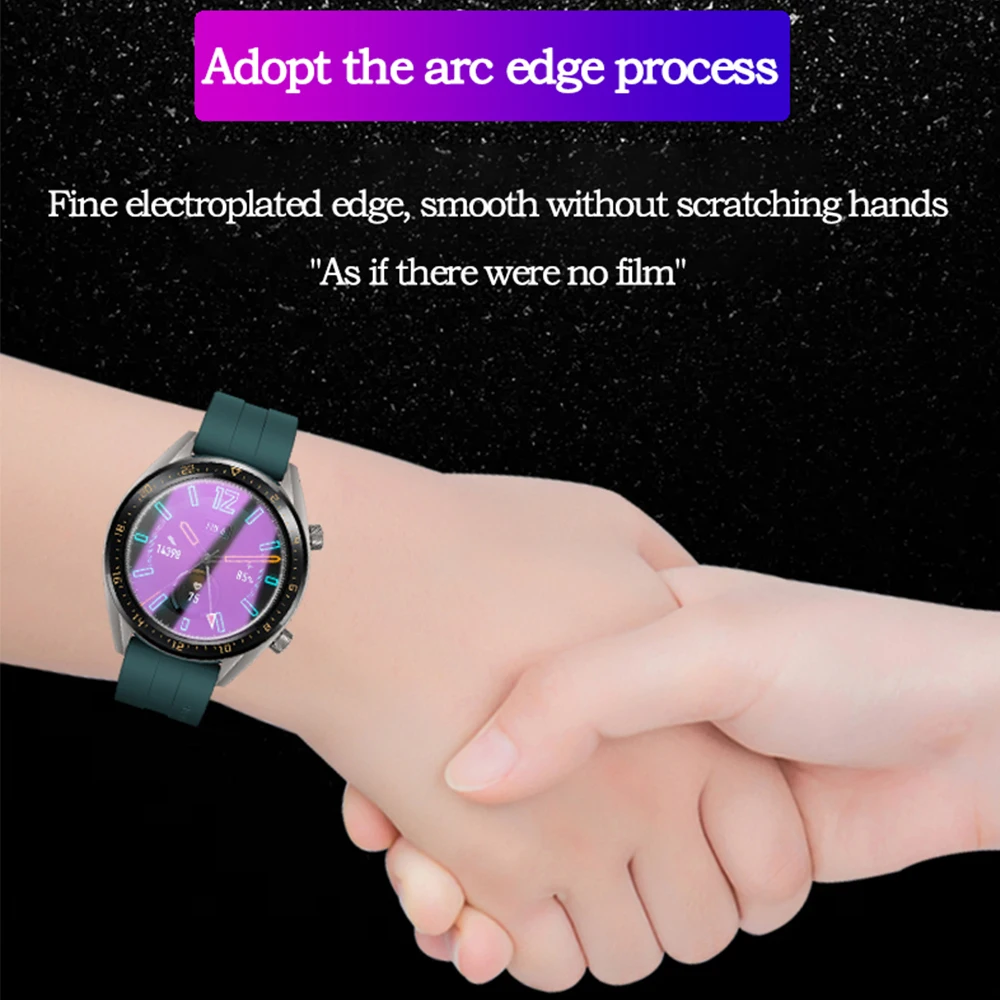 Tempered Glass For Samsung Galaxy Watch 4/5/6 40MM 44MM 5pro 45mm Screen Protector Protective Film for Classic 42mm 46mm 43 47mm