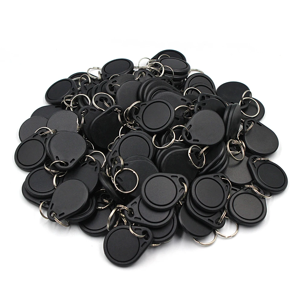 10pcs Waterproof 13.56MHz UID Keyfob Tag RFID Access Control Clone Key Card Token Writable M1 IC Card Clone Changeable Keyfob