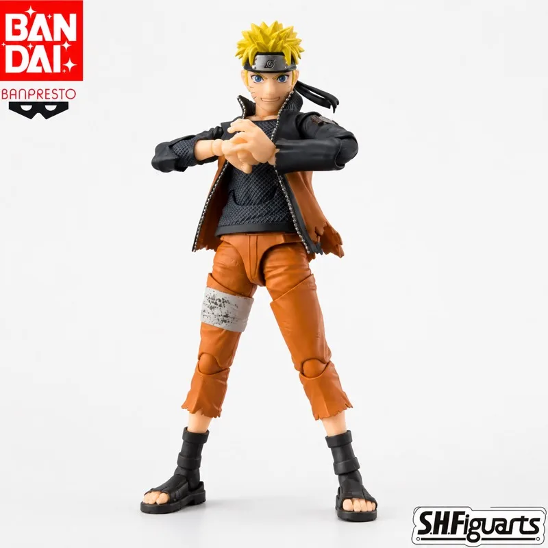 

In Stock Bandai Original S H Figuarts Naruto Uzumaki Naruto Action Figure Model Doll Brand New Boxed Anime Characters Toys Model