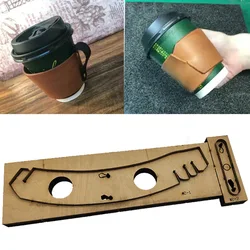 Japan Steel Blade Rule Die Cut Steel Punch Coffee Cup Holder Mold Wood Dies for Leather Cutter for Leather Crafts