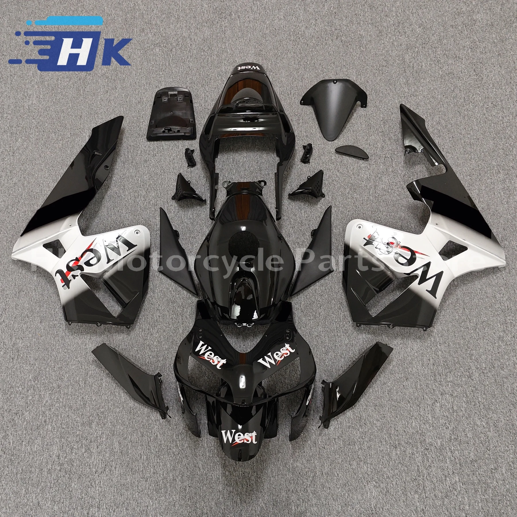 

For CBR600RR F5 2003 2004 Full Body Kit Honda cbr 600rr f5 03 Red Black Motorcycle Fairing Bodywork fairings CBR 600 RR 03 04