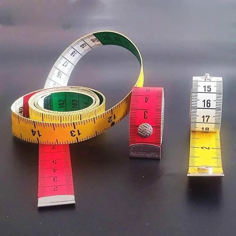 

High Quali 5m Leather Tape Measure Tailoring Tool Waist Circumference Measurement Inch Faion Dimension Tee Dimensions