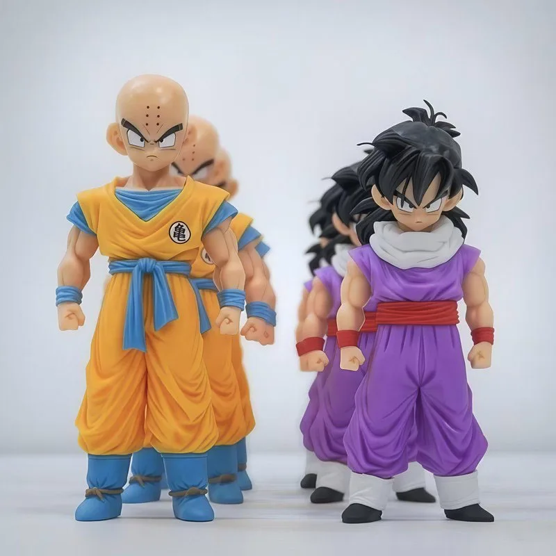 

Dragon Ball Anime Character Super Saiyan Gk Krillin Gohan Tenkabukai Figure Cartoon Desktop Ornament Toy Birthday Gift