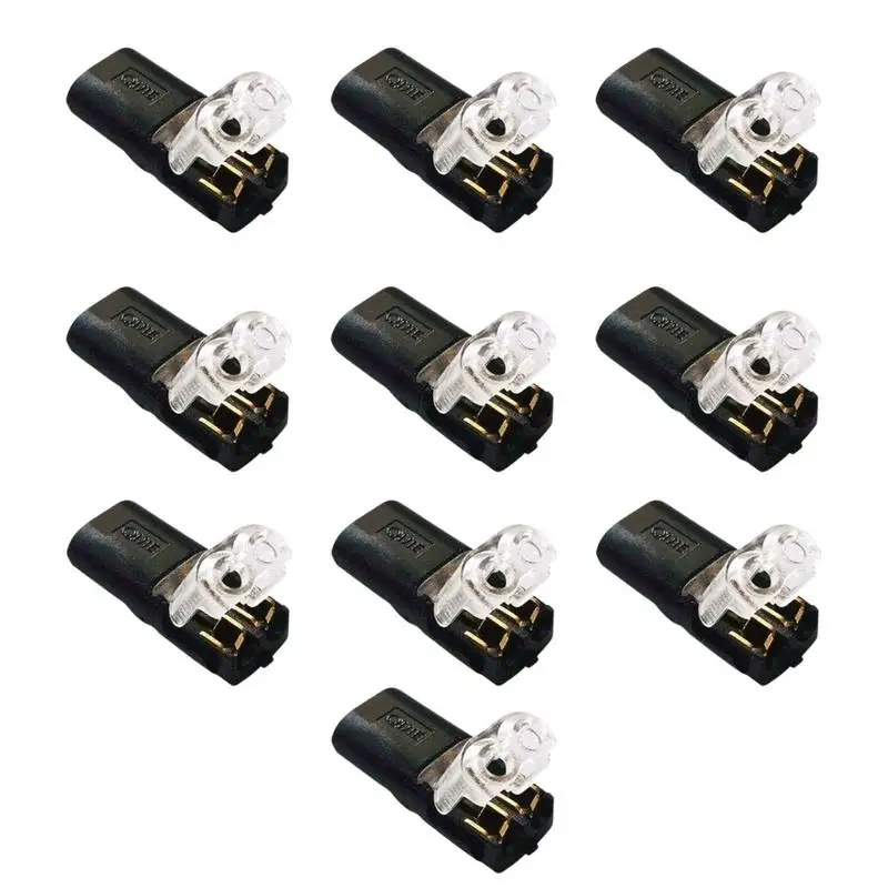 

Auto Wire Quick Connectors 10 Pieces Car Auto Wire Cable Plug Connector No-Stripping Terminal Connection Clamp Block Press-Type