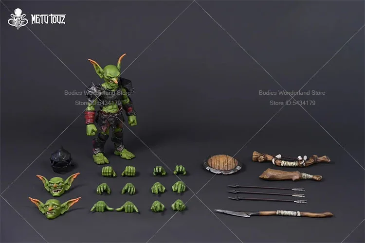 Originele Mety toyz 1/12 Schaal Soldaat Goblin Orc Goblin Exploratie Team Warrior 13CM Action Figure Pop Collectie