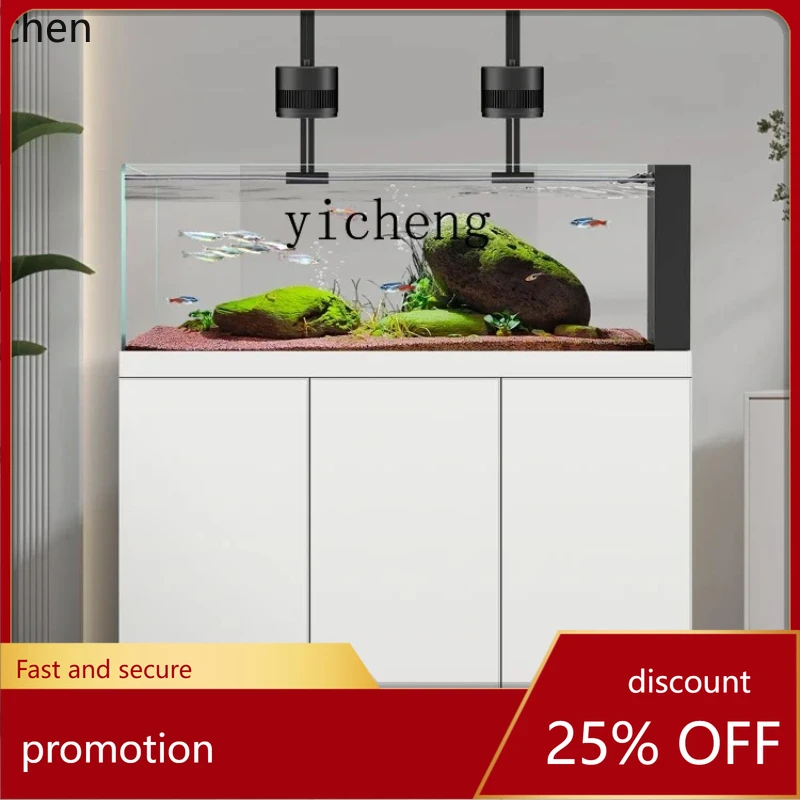 

HXL aluminum alloy bottom filter ultra-white fish tank living room home floor ecological landscaping