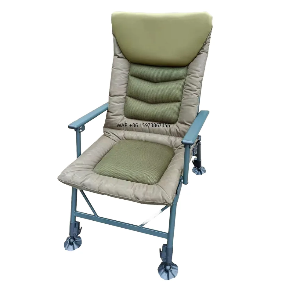 

Carp Series Portable Folding Fishing Bed Chair with Terrain Adaptation 180Kg Load-Bearing & 0-180 Adjustable Angle