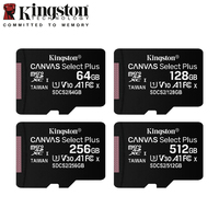 Kingston Original Micro SD Card 128GB 64GB 32GB Micro SD Flash Memory Card SD Memory C10 U1 V10 Up to 100MB/s Microsd TF Cards