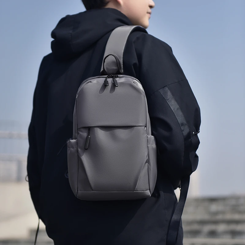 

Men's Fashionable Crossbody Bag, Large Capacity, Multiple Compartments, Multifunctional Shoulder Bag, Sports Crossbody Bag, Etc