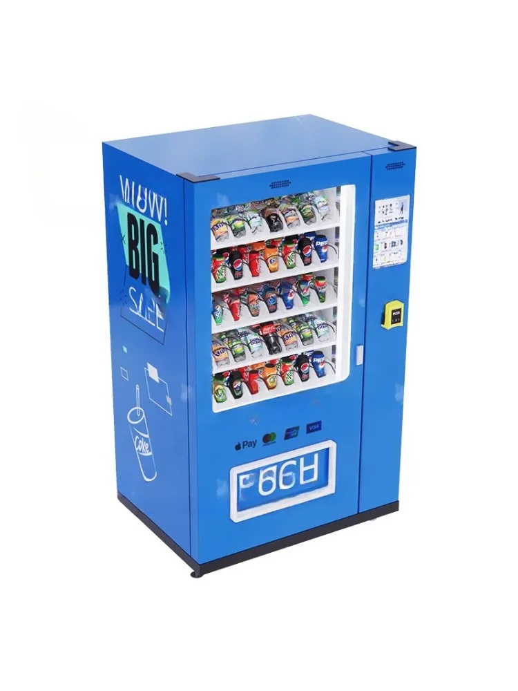 YG 24 Hours Self-service Vender Beer Vending Machine Snacks and Drinks Combo LED Light Water Vending Capsule Vending Machine