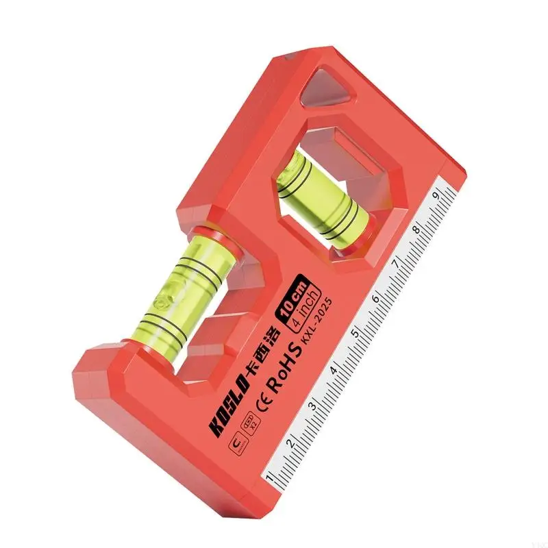 Mini Level Gauge With Clear Scale Horizontal And Vertical Perfect For Home Improvement And Professional Use Y4QC