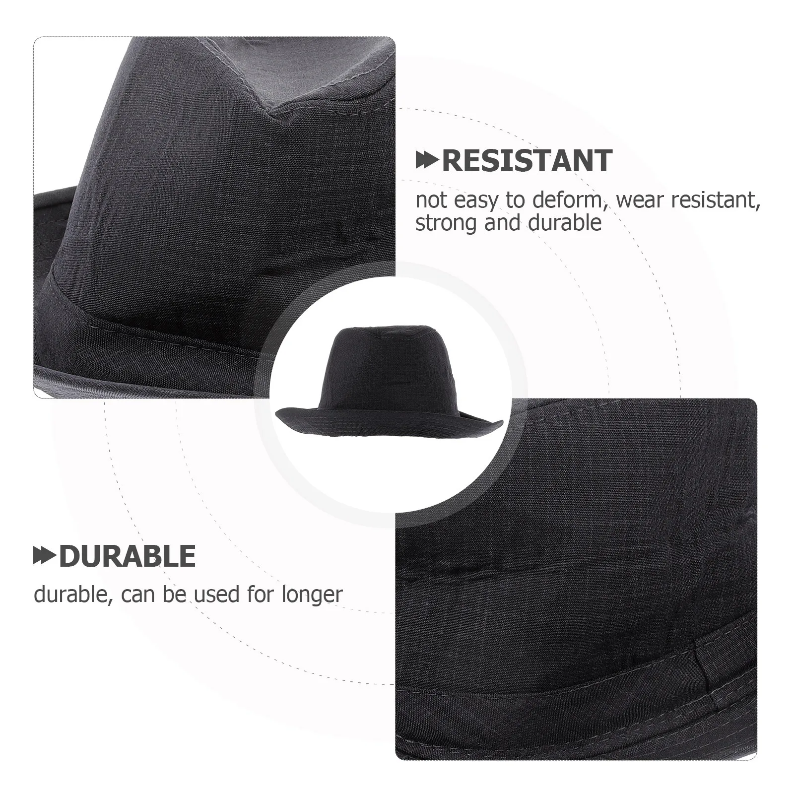 قبعة تذكارية جنازة الحداد الرجال قبعة دائم ارتداء مقاومة مقبرة النشاط بسيط رجل قبعة الصلاة قبعة الحداد قبعات