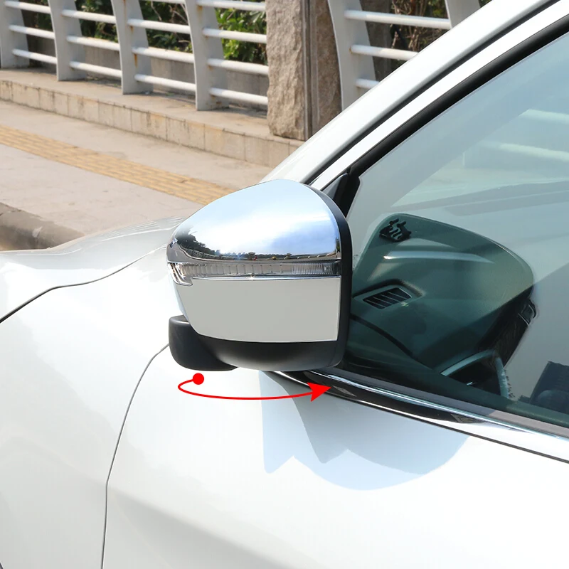 For Nissan Qashqai J11 Murano 2015-2020 Accessories Side Door Rearview Turning Mirror Cover Frame Decoration Cover Trim Styling