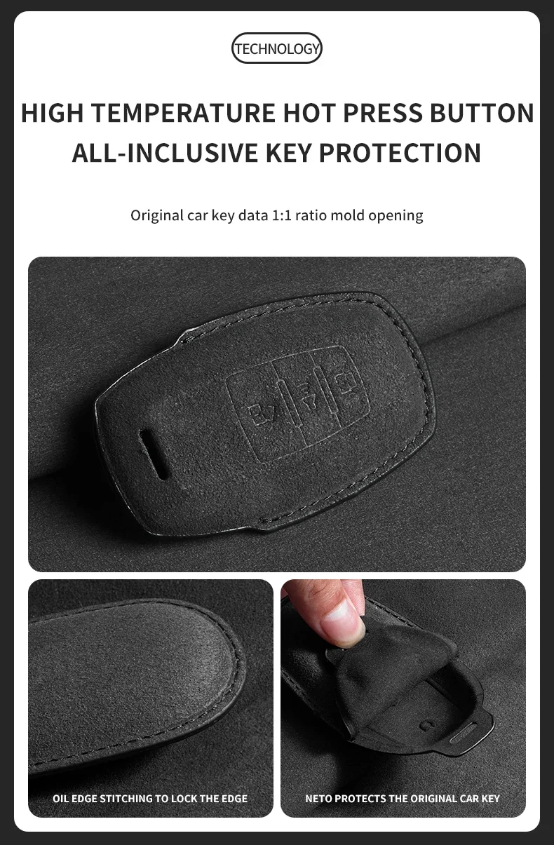 Autos chl üssel etui Schutzhülle für große Wand haval/Hover h6 dargo m6 plus cratos h9 jolion f5 h2s f7 h7 Wildleder Autos chl üssel Schlüssel bund – Detail 5