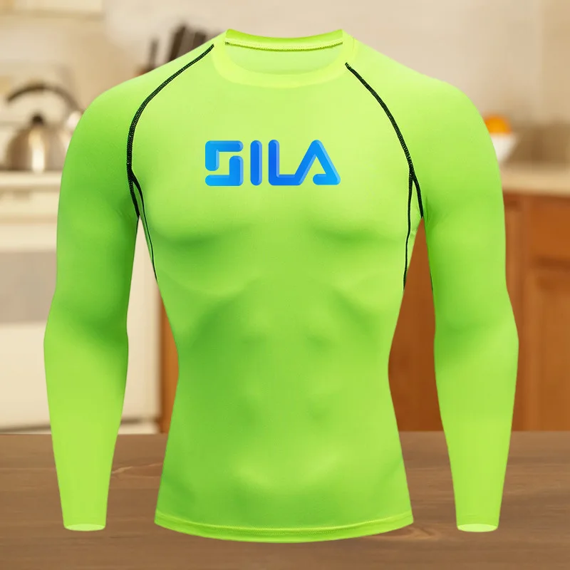 ضغط تي شيرت الرجال كمال الاجسام ملابس رياضية قصيرة الأكمام المحملة سريعة الجافة تجريب قمصان الرياضة القمم المحملة رياضة الجري تي شيرت الرجال