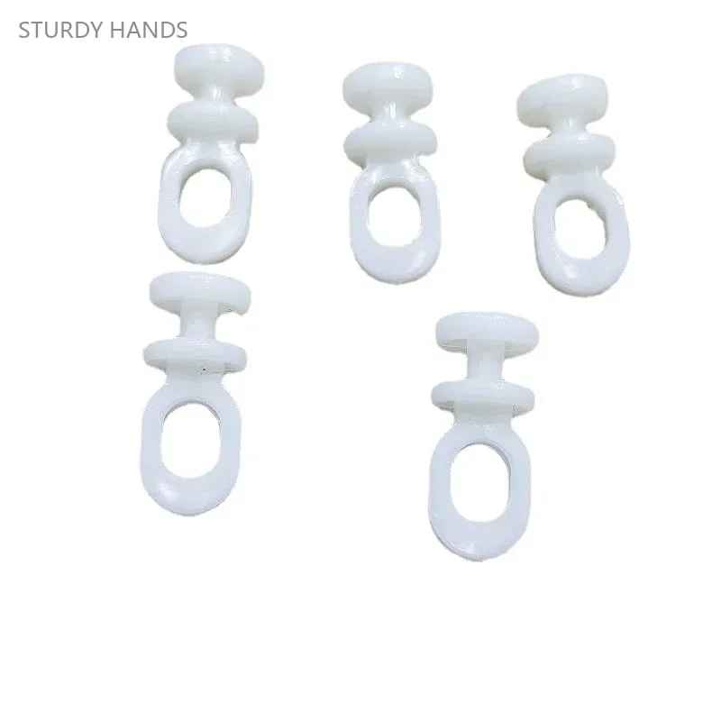 

100 шт., пластиковые шкивы для занавесок