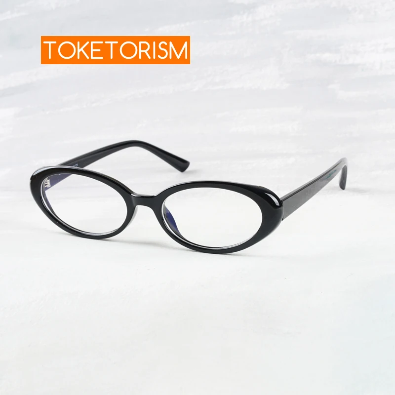 Toketorism Classic Retro Oval Glasses For Women Quality Vintage Eyeglasses Optical Frame 4908