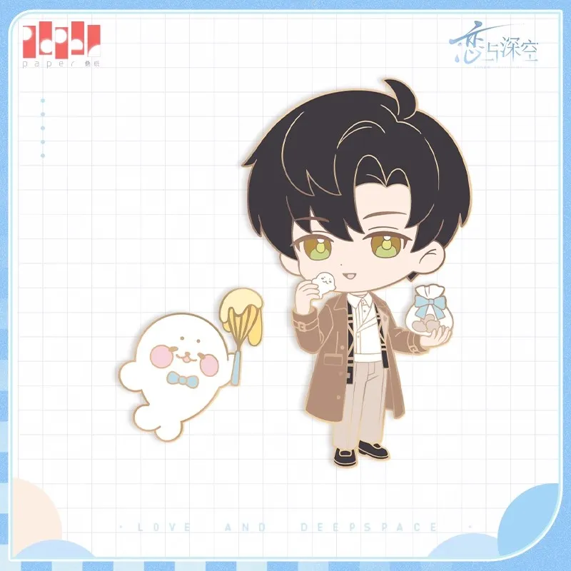 【公式グッズ】Love and Deepspace Zayne 2024 誕生日 エターナルアタッチメント アクリルスタンド メタルバッジ ポラロイドポストカード