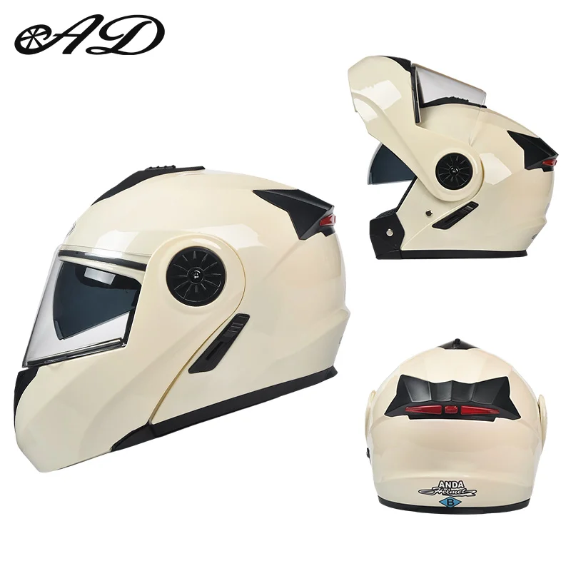 High Quality Unisex ABS Modular Portable Motorcycles Motocross Helmet New Generation Cascos Para Moto Motorbike Helmets Factory