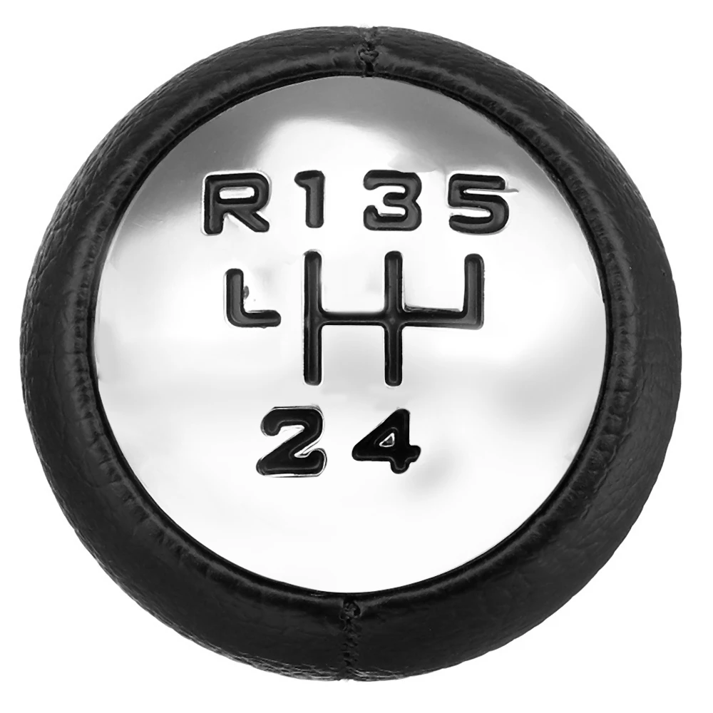 Gałka zmiany biegów piłka ręczna 5 Speed PU dla Peugeot 307 308 3008 407 5008 807 dla Citroen C3 C4 C4 Picasso C8