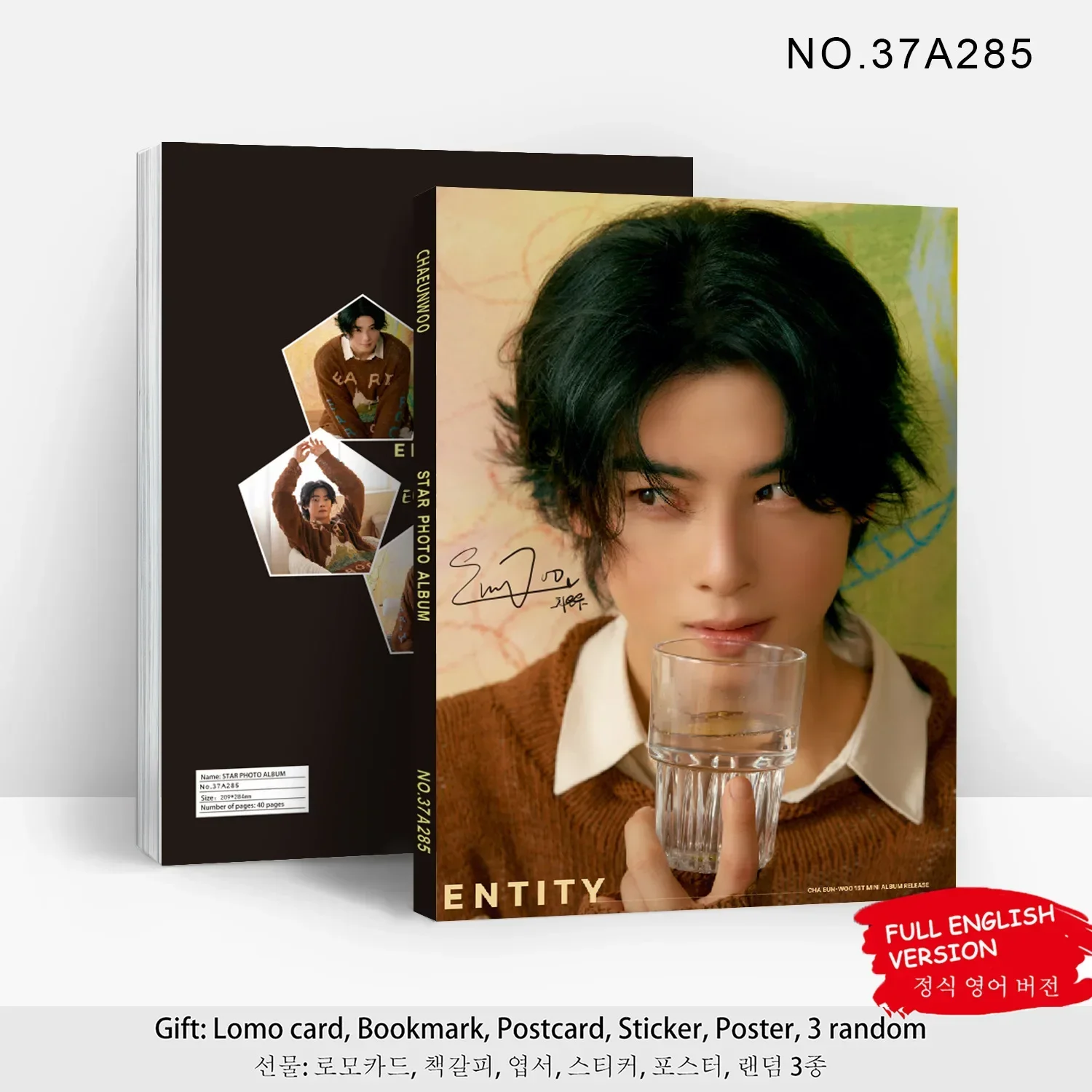 

Новая коллекция фотографий знаменитостей ASTRO Cha EunWo, фотоальбом высокой четкости, коллекционная книга 80po, коллекция фанатов, подарок