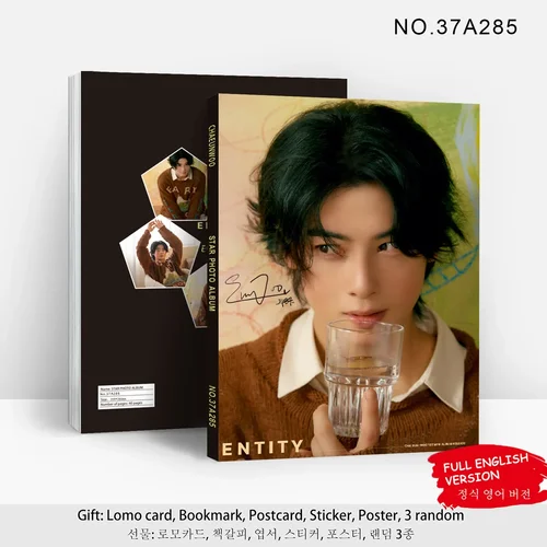 Nueva colección de fotos de celebridades ASTRO Cha EunWo, álbum de fotos de alta definición, libro de coleccionista, regalo de colección de fans de 80po