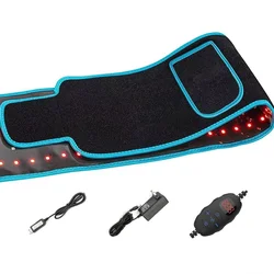 Red Light Infrared Therapy Belt 105pcs LED 660nm/850nm Waist Pad For Burn Fat Slimming Joint Pain Relief Device