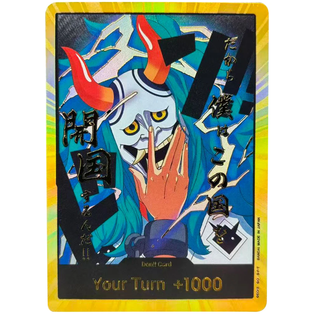 بطاقات جمع قطعة واحدة دون!! بطاقة القرد D. لوفي رورونوا زورو EN DIY عالية الجودة ذاتية الصنع لعبة بطاقات أنيمي لعبة هدية #2