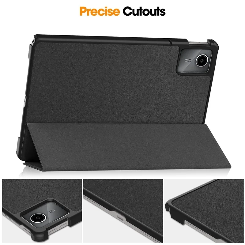 Dla Lenovo Tab M11 Xiaoxin Pad 2024 Etui 11 cali Tri-Folding Stand Print Magent Case Dla Lenovo Tab M11 Tablet Cover