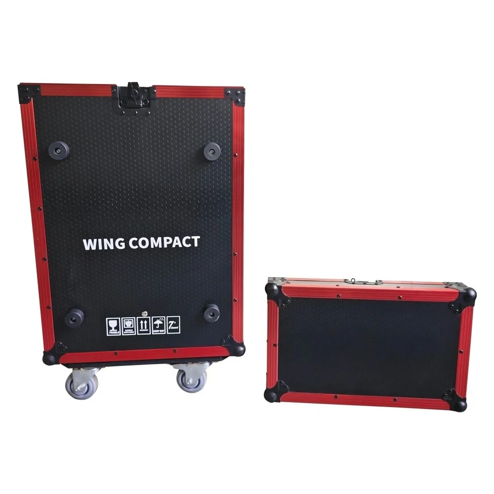 Customized Wing-Compact Audio Mixer Flight Case With Wheels Stage Pa System  Digital Mixer Audio Sound Equipment