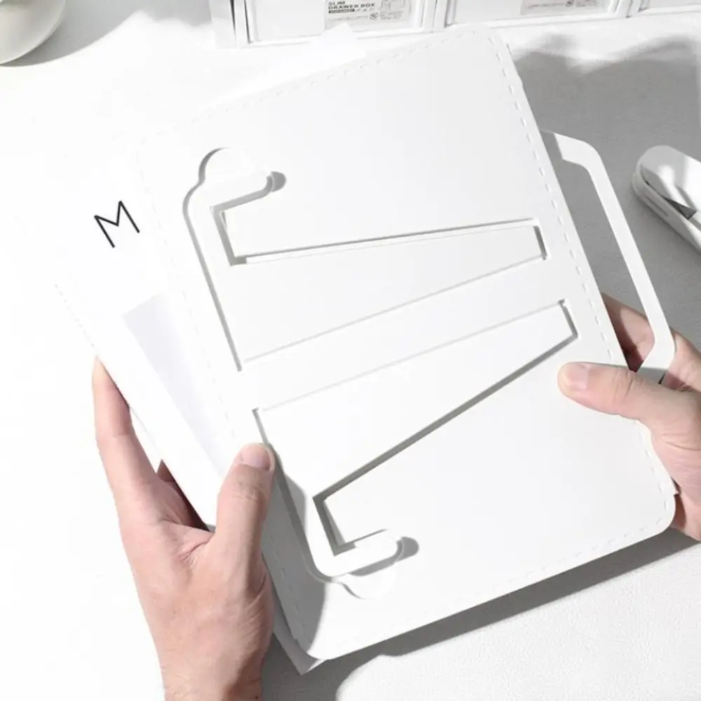 Ins Portable Reading Rack Music Score Recipe Book Stand Desk Fold Book Shelf for Readers