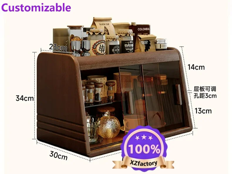 Factory Direct 2026 Solid wood cup holder, cup storage rack, desktop dust-proof water cup, coffee cup, household dining table, c