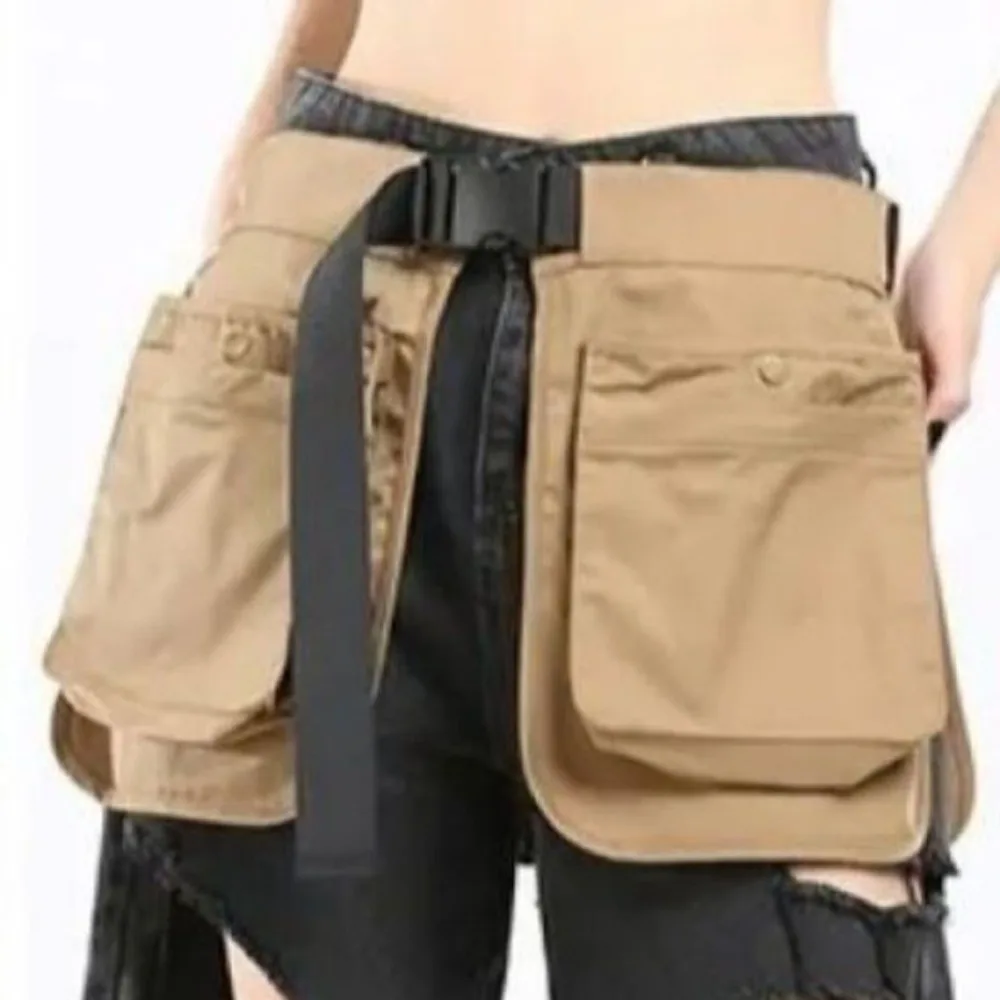 

Fashion Multi-functional Waist Pack Multi-pocket Adjustable Apron Belt Bag Portable Waterproof Fanny Pack Men