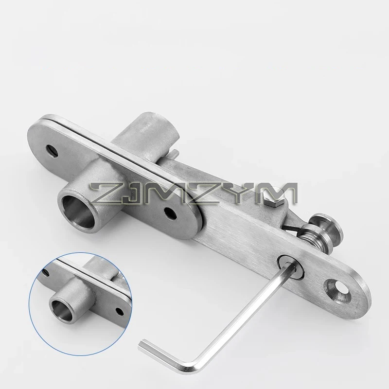 Imagem -03 - Fecho de Porta de Madeira Automático Invisível Tampão Hidráulico Dobradiça Pivotante Escondida Mola de Chão Rotação de 360 °