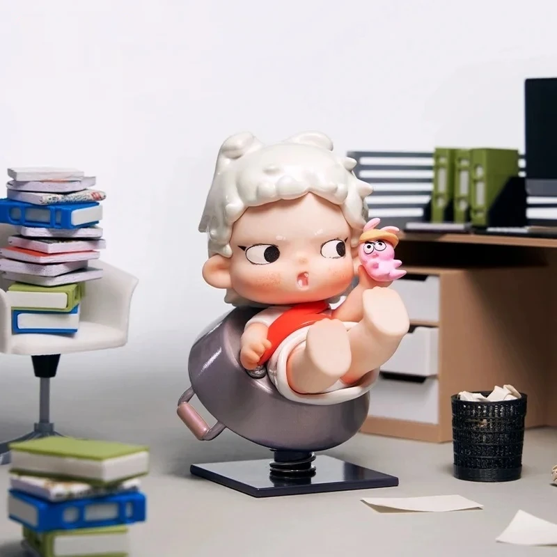 Presale for 30 Days JUAN Crazy Office A Guide To The Breaking Point Series Blind Box Mystery Box Caixa Caja Dolls Gift Desktop
