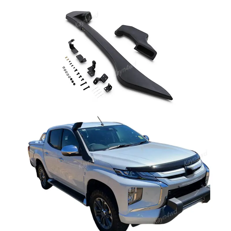 

Pickup 4x4 Accessories Air Ram Intake Snorkel Kit For 2019+ Mitsubishi Triton MR L200 Snorkel Off Road Wading Breath Hose Tube
