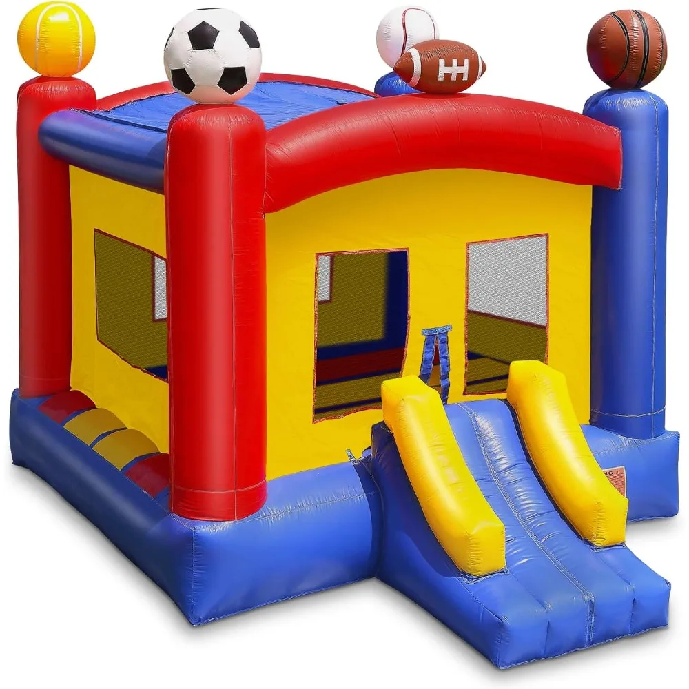 

Commercial Grade Sports Bounce House - 100% PVC 17' x 13' Bouncer - Inflatable Only