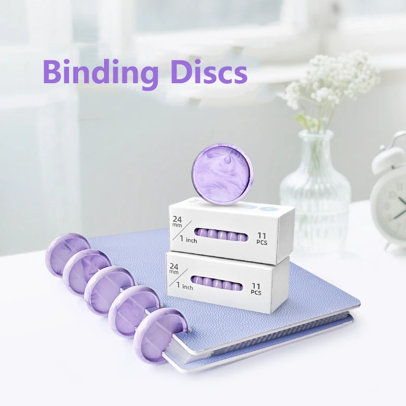 24/27/32/38mm 550 peças discos de ligação cogumelo buraco botão folhas soltas notebook armazenamento grampo anel de ligação diário encadernação