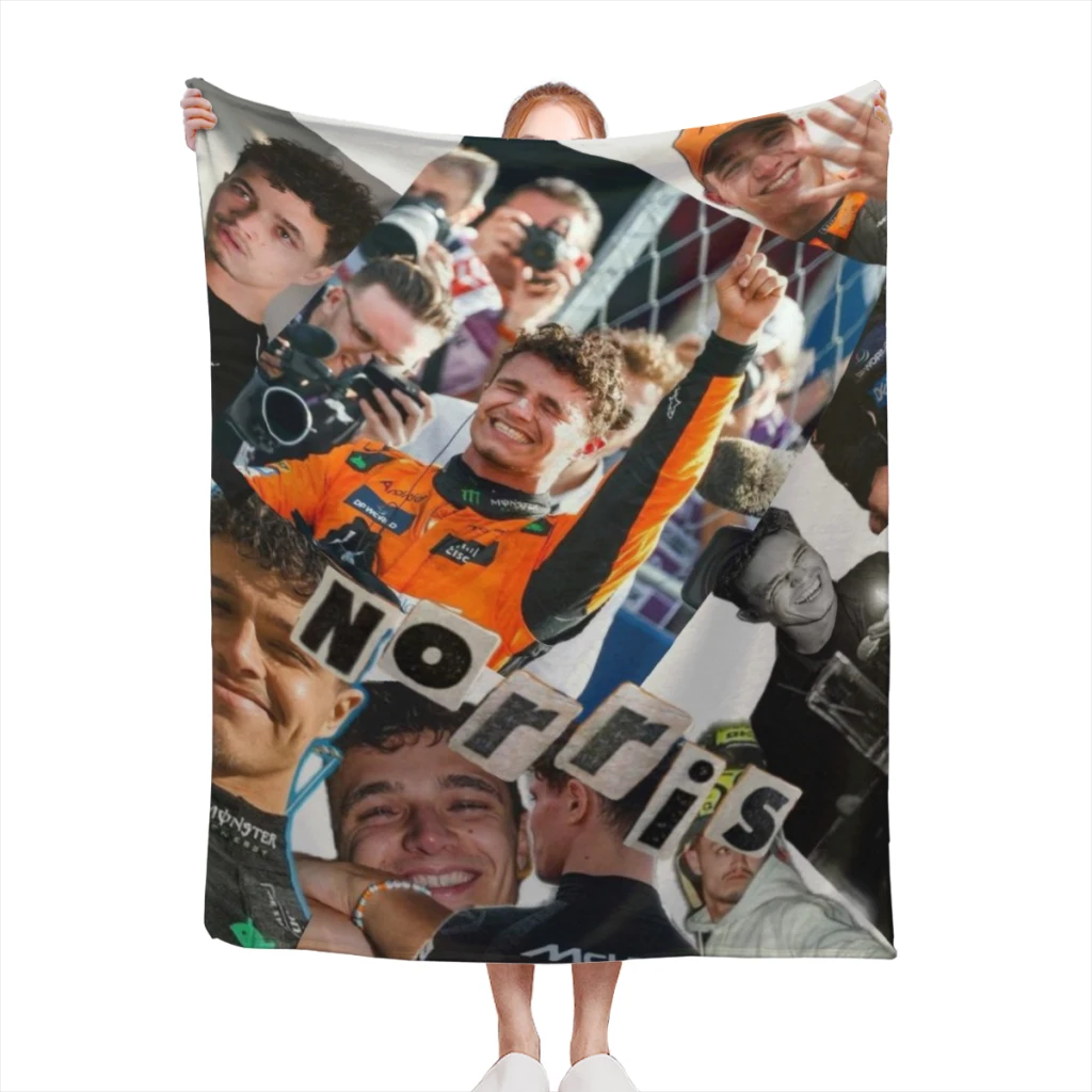 

Landos Norris Blanket Sofa Bedroom Bed Home Office Nap Blanket Car Travel Picnic Blankets Gift