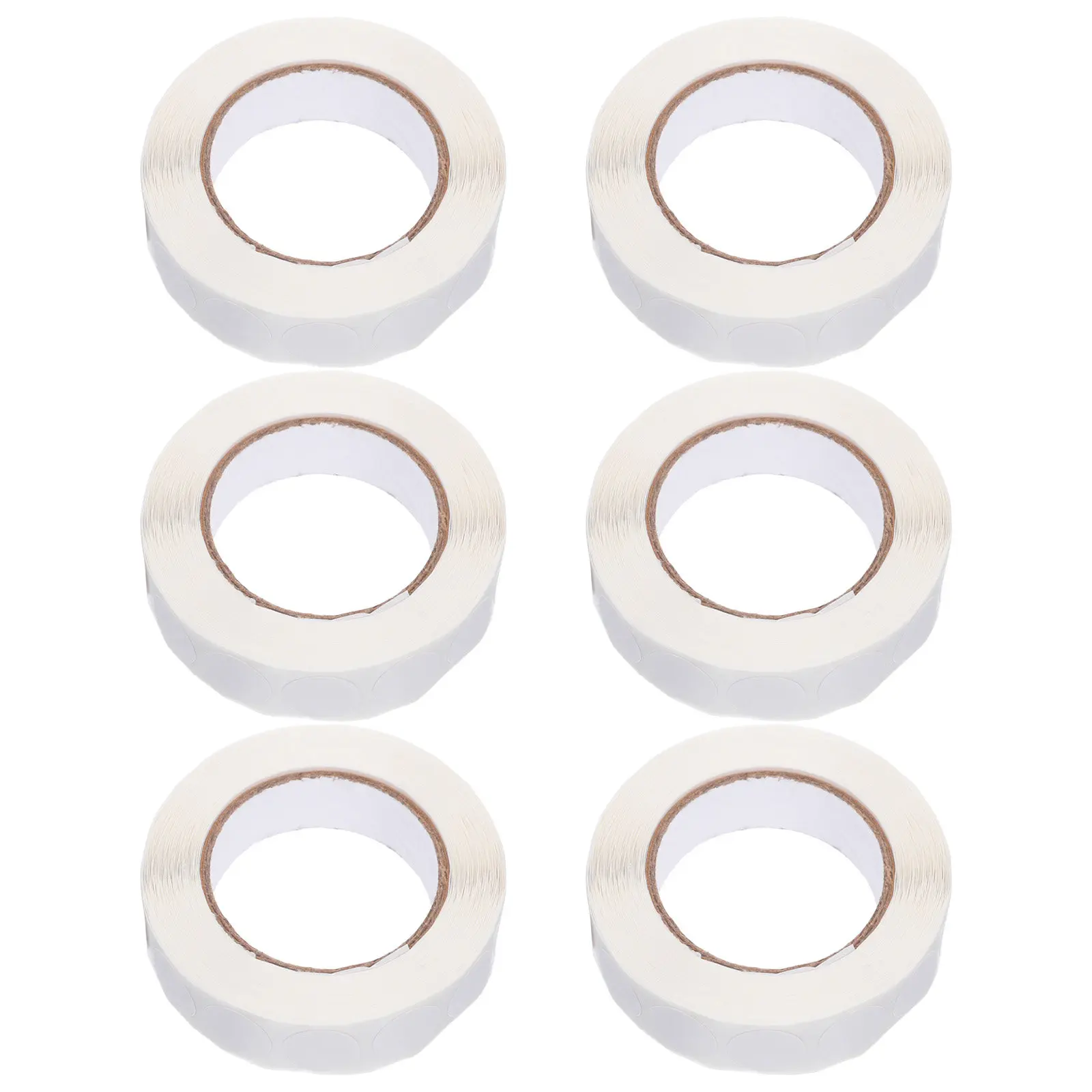 

1000Pcs Small Round Circle Labels 13Mm White Waterproof Writable Self-Adhesive for Goods Marking Storage Boxes