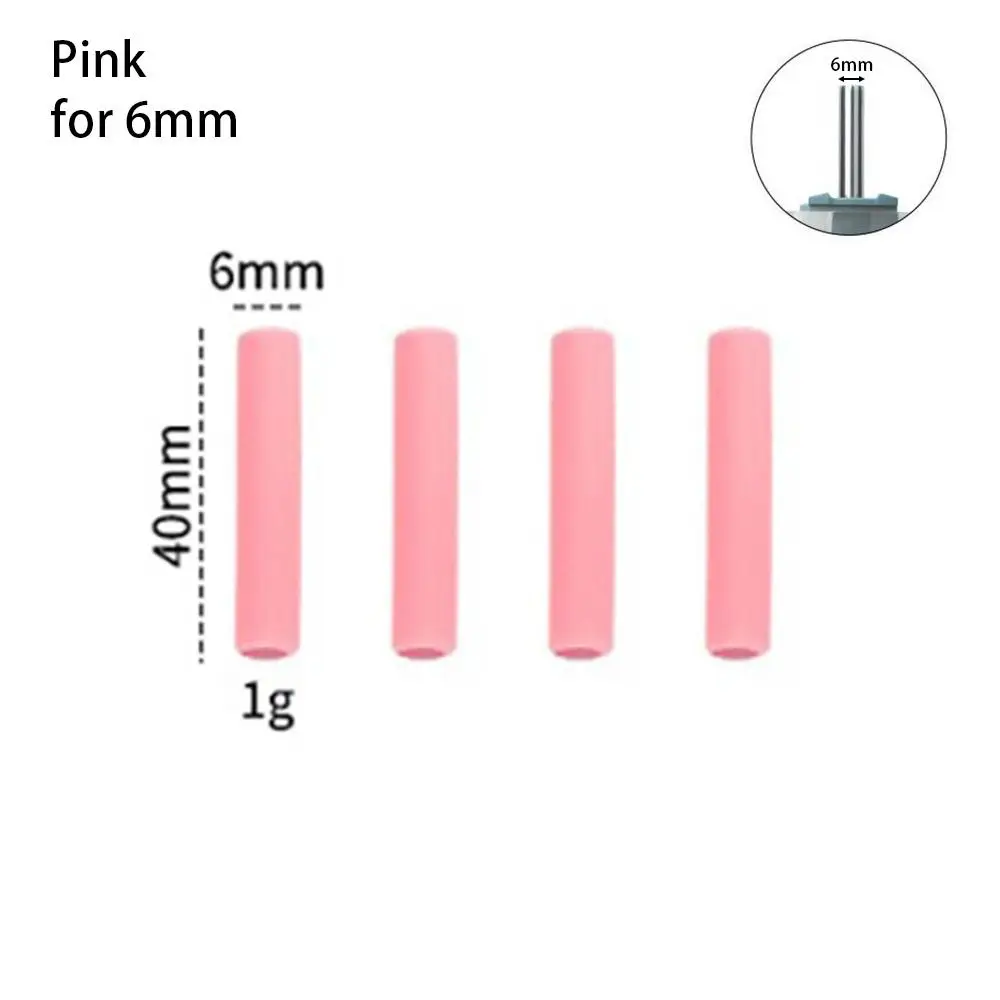 4Pcs Protective Cover Straw Tip Cover Tongue Anti-scalding 6mm 8mm Straw Silicone Tip Reusable Anti-scratch Straw Cap