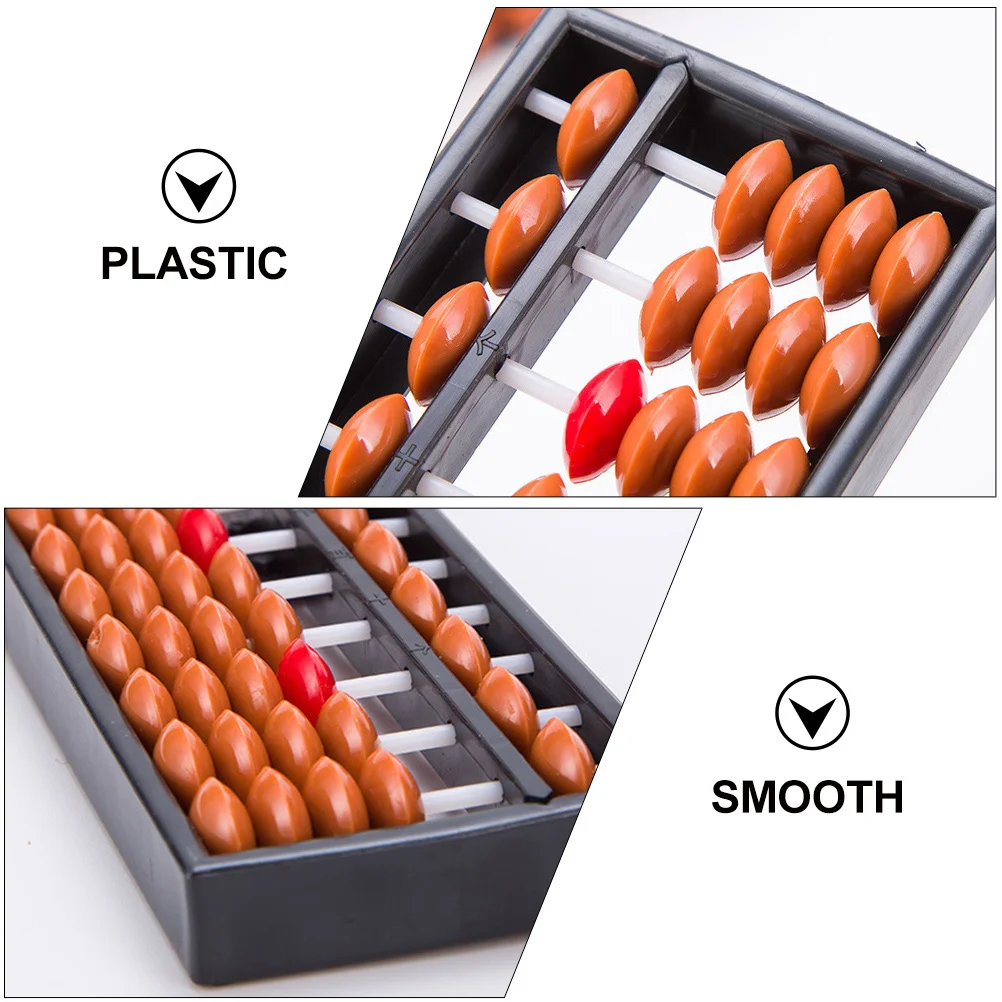 

3pcs Mini Abacus Counting Toy Portable Children Arithmetic Math Calculator Plastic Beads Preschool Educational Tool