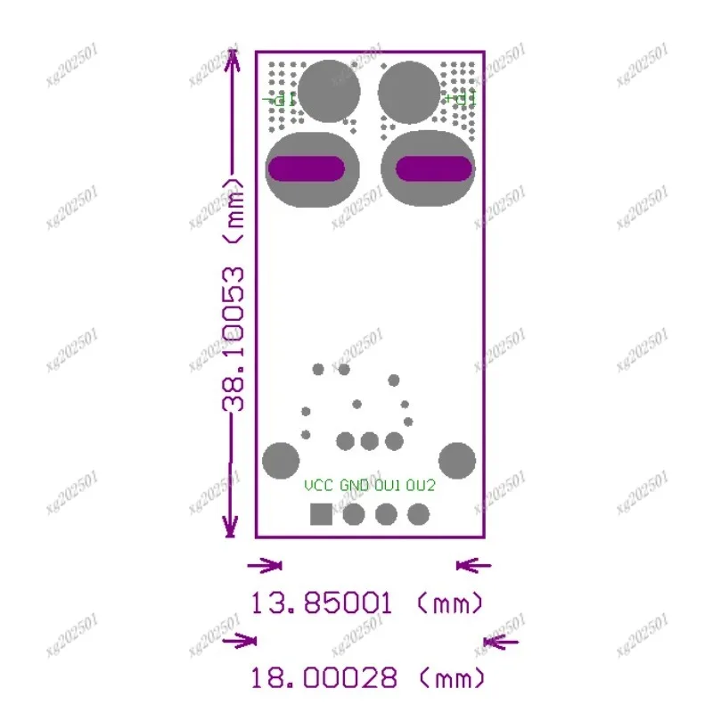 0-200A AC DC Current Sensor - ACS758ECB-200B 10mV/1A Detection Module for Industrial Use