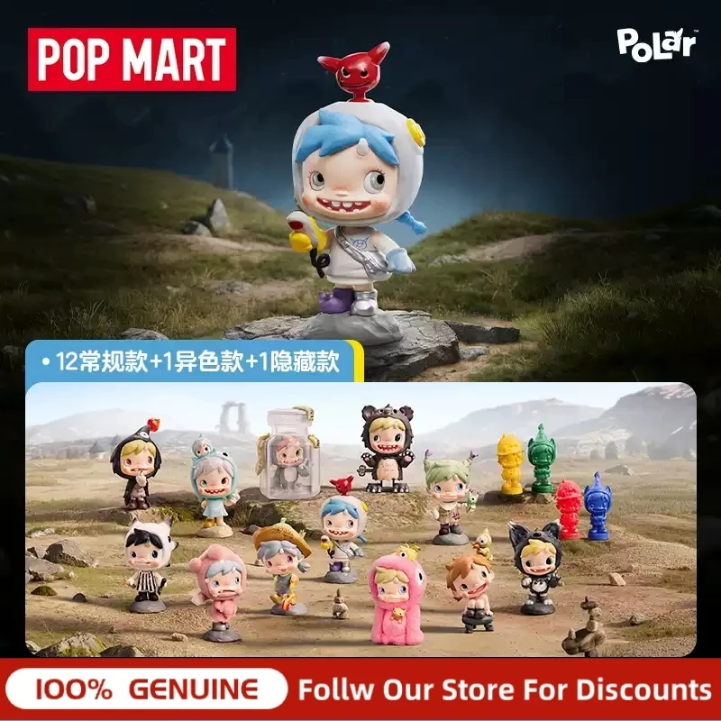

New Genuine Pop Mart Polar Season 3 Monster Village Series Blind Box Desktop Ornament Collectible Gift For Fans Collectors