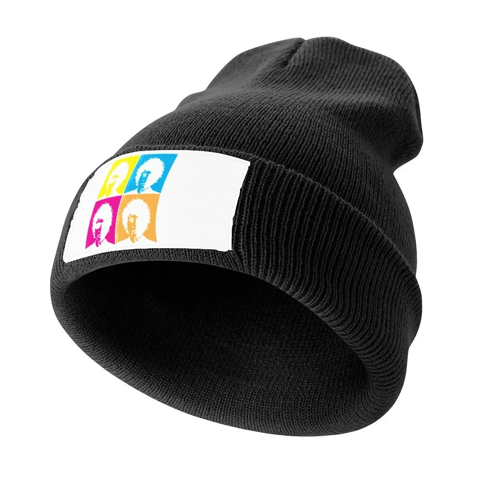 Vintage Bob Legend Dylan CMYK Art Music Fans Men Women Knitted Cap Ball Cap Vintage derby hat Caps Women Men's